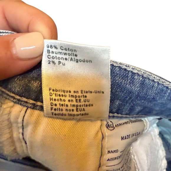 Ag Adriano Goldschmied | The Stilt Cigarette Leg Skinny Jeans | Sz 28R - Picture 9 of 15